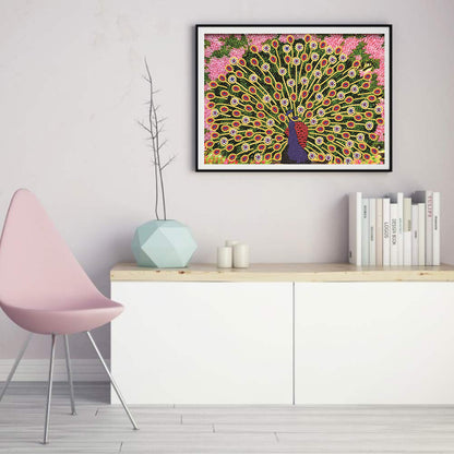 Peacock 40*30CM(Canvas) Special Shaped Drill Diamond Paiting