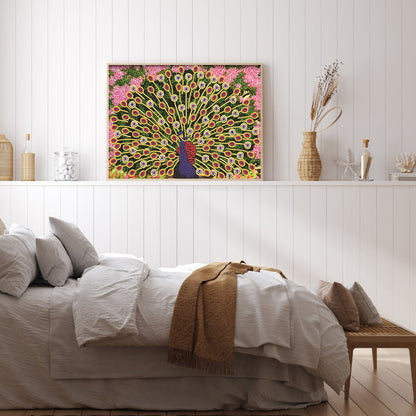 Peacock 40*30CM(Canvas) Special Shaped Drill Diamond Paiting