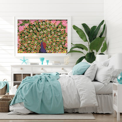 Peacock 40*30CM(Canvas) Special Shaped Drill Diamond Paiting
