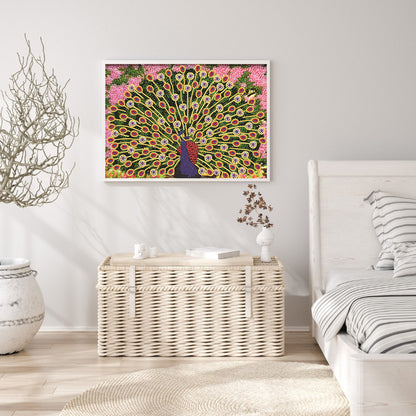 Peacock 40*30CM(Canvas) Special Shaped Drill Diamond Paiting