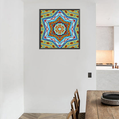 Mandala 30*30CM(Canvas) Crystal Drill Diamond Paiting