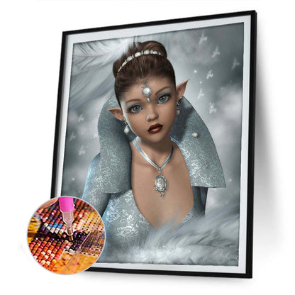 Girl 30*40CM(Canvas) Full Round Drill Diamond Painting