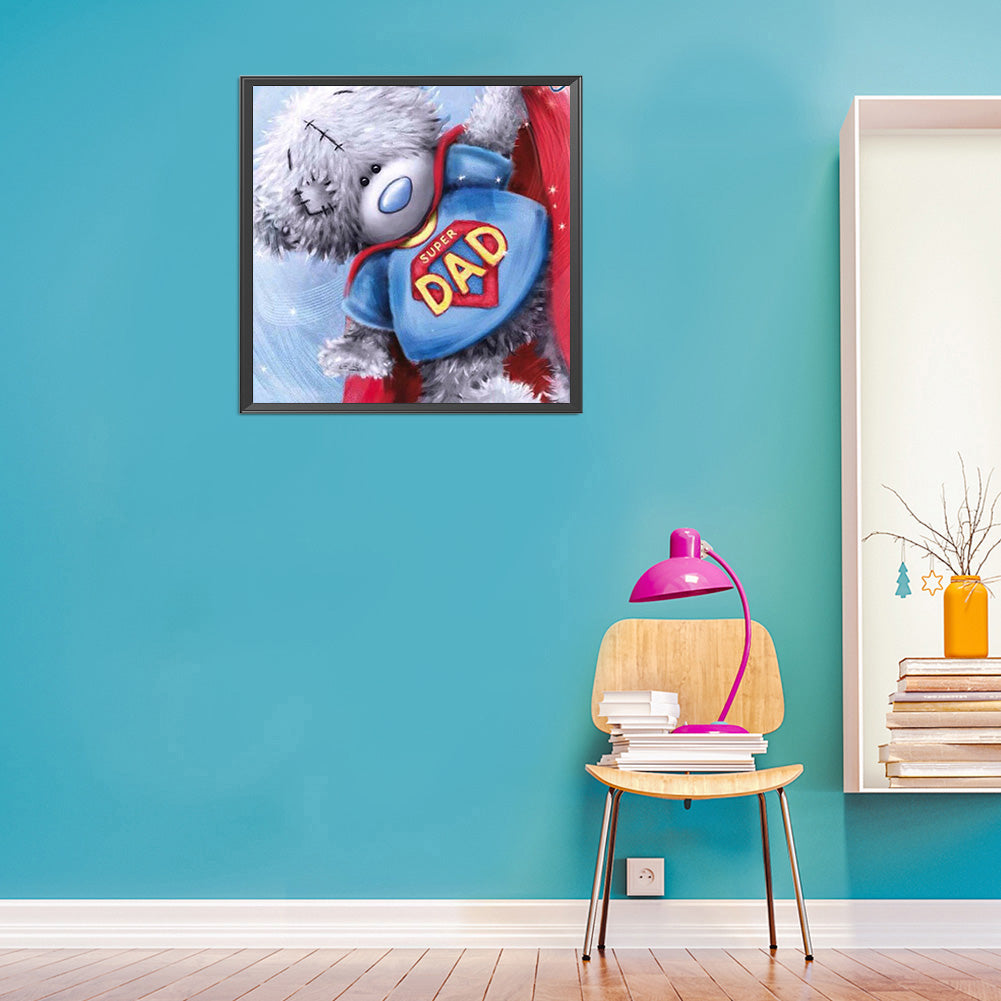 Toy Bear 30*30CM(Canvas) Full Round Drill Diamond Painting