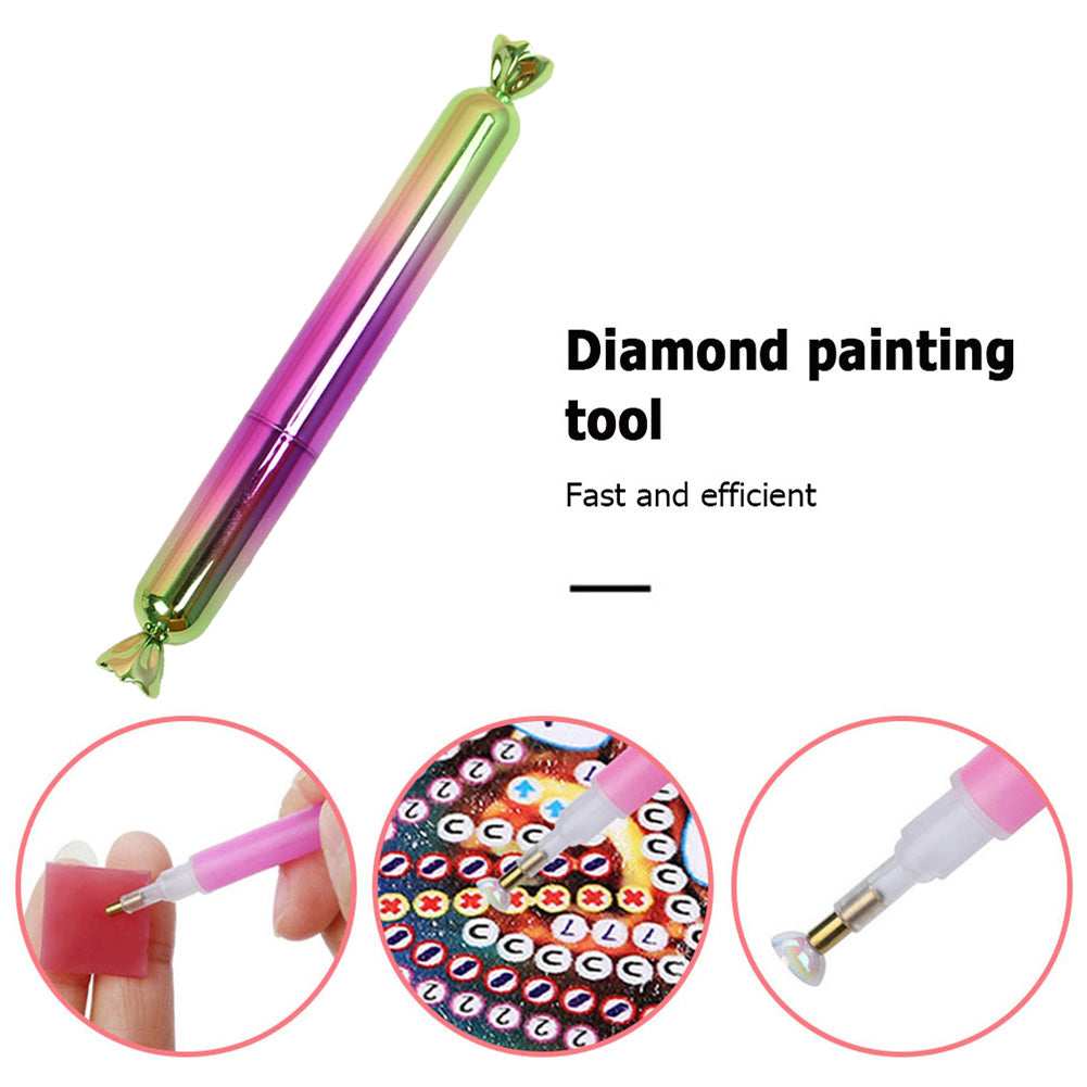5D Point Drill Pen Candy Shape Diamond Painting DIY Crafts Nail Art Tools