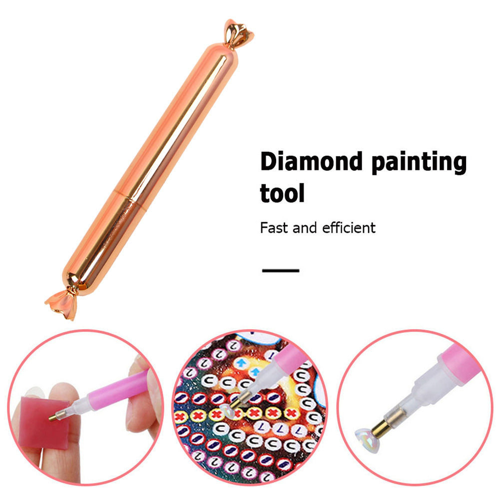 5D Point Drill Pen Candy Shape Diamond Painting DIY Crafts Nail Art Tools
