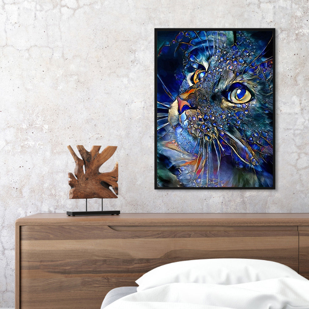 Cat - Full Square Drill Diamond Painting 30*40CM