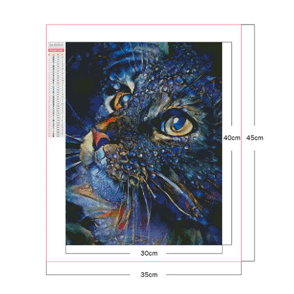 Cat - Full Square Drill Diamond Painting 30*40CM