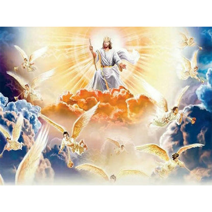 Jesus 40*30CM(Canvas) Full Round Drill Diamond Painting