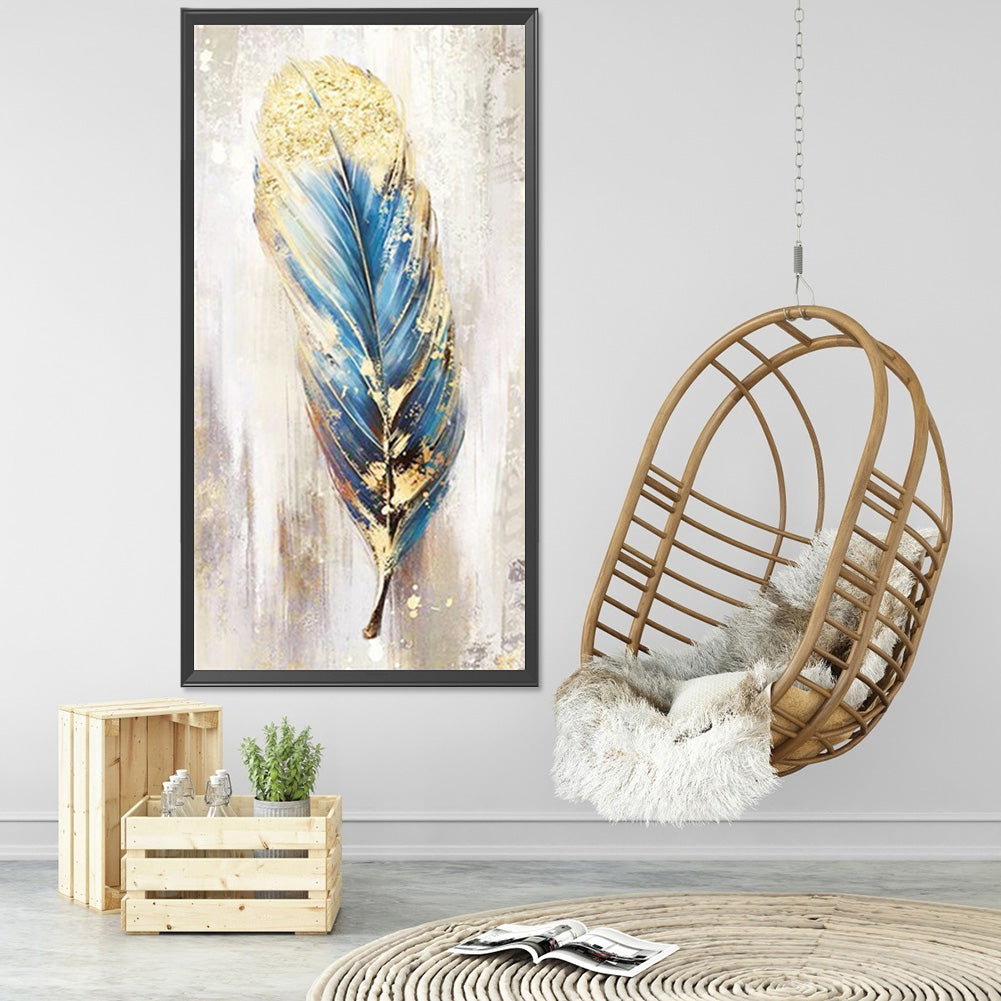 Feather 40*80CM(Canvas) Full Round Drill Diamond Painting