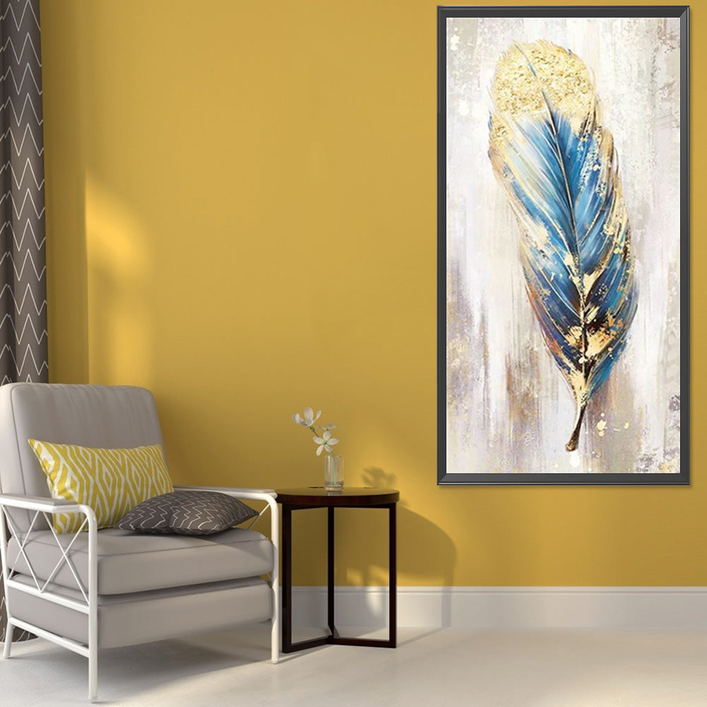 Feather 40*80CM(Canvas) Full Round Drill Diamond Painting