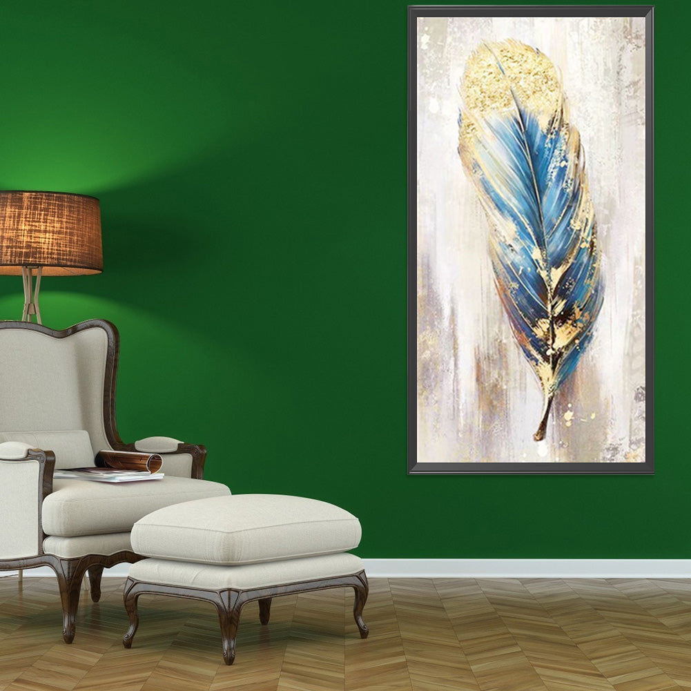 Feather 40*80CM(Canvas) Full Round Drill Diamond Painting