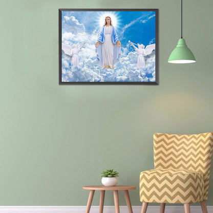 Jesus 40*30CM(Canvas) Full Round Drill Diamond Painting