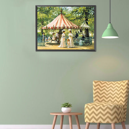 Dame Playground 50*40CM(Canvas) Full Round Drill Diamond Painting