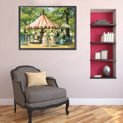 Dame Playground 50*40CM(Canvas) Full Round Drill Diamond Painting