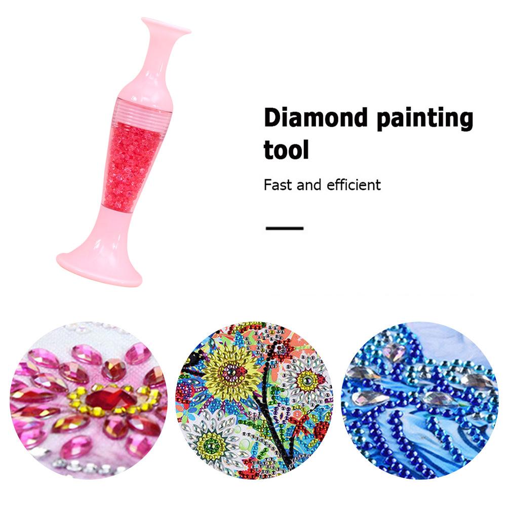 Flower Pot 5D Diamond Painting Point Drill Pen DIY Crafts