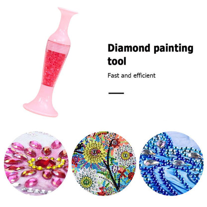 Flower Pot 5D Diamond Painting Point Drill Pen DIY Crafts