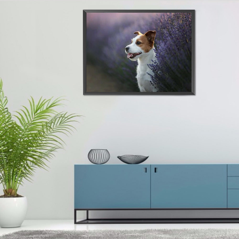 Puppy - Full Round Drill Diamond Painting 40*30CM