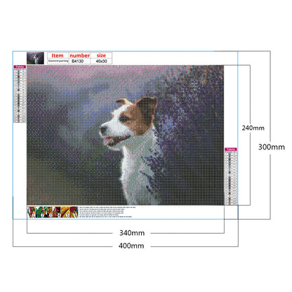 Puppy - Full Round Drill Diamond Painting 40*30CM
