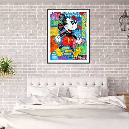 Watercolor Doodle - Full Round Drill Diamond Painting 30*40CM