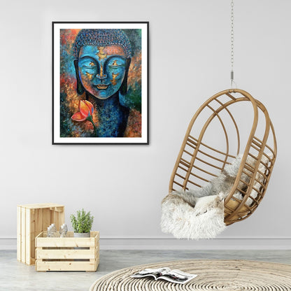 Buddha Statue - Full Round Drill Diamond Painting 50*60CM