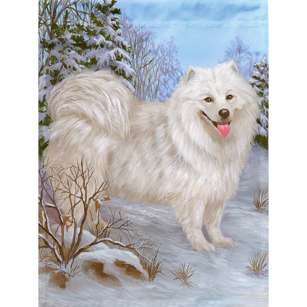 Dog - Full Round Drill Diamond Painting 30*40CM