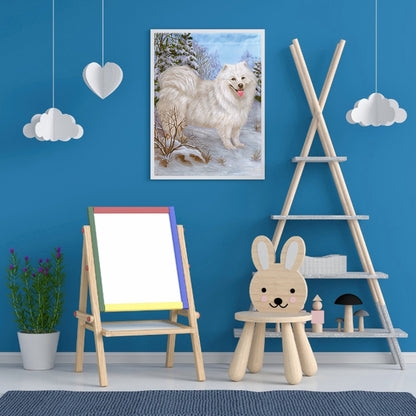 Dog - Full Round Drill Diamond Painting 30*40CM