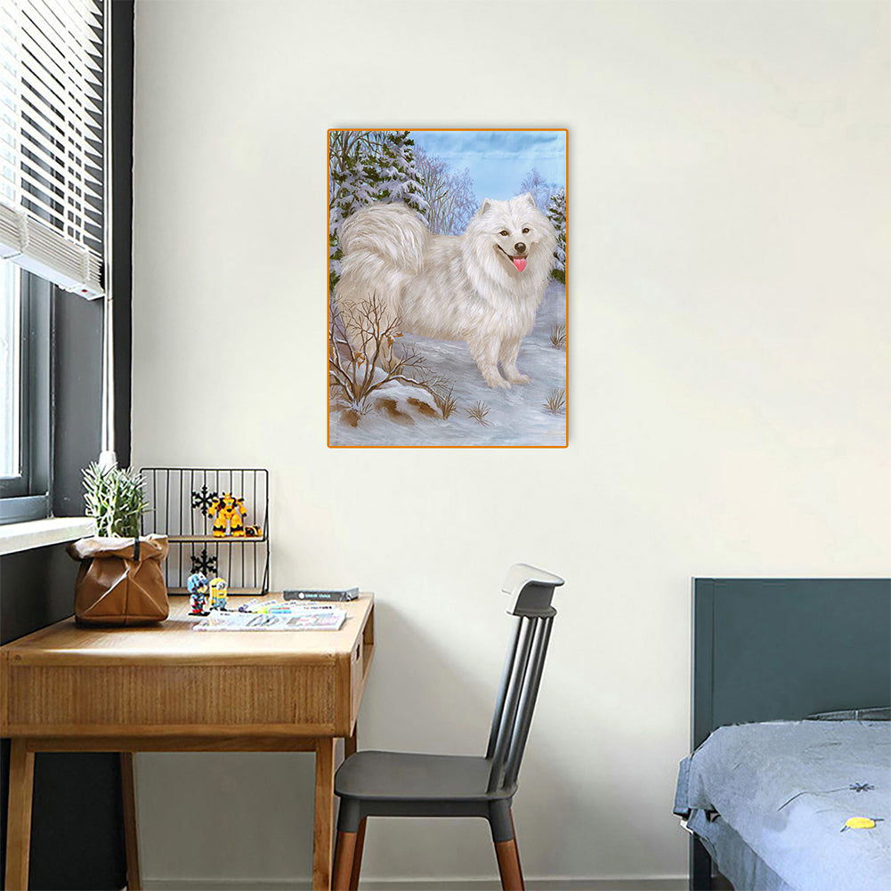 Dog - Full Round Drill Diamond Painting 30*40CM