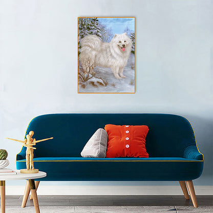 Dog - Full Round Drill Diamond Painting 30*40CM