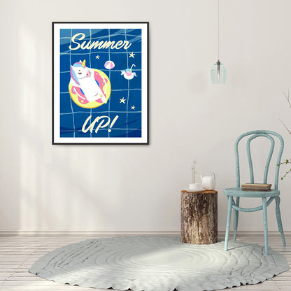 Refreshing Summer - Full Round Drill Diamond Painting 30*40CM