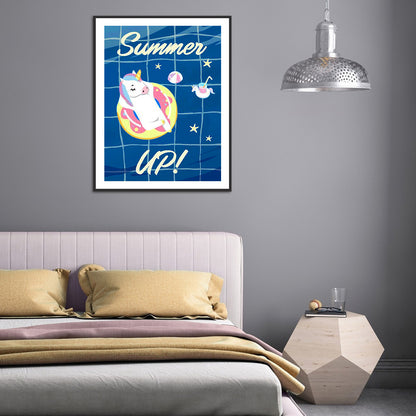 Refreshing Summer - Full Round Drill Diamond Painting 30*40CM