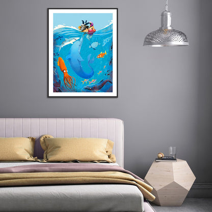 Refreshing Summer - Full Round Drill Diamond Painting 30*40CM
