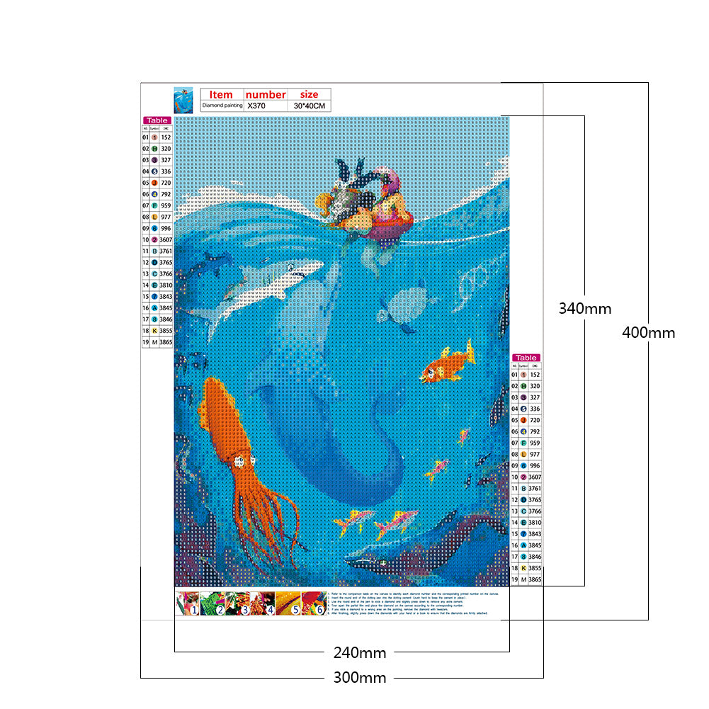 Refreshing Summer - Full Round Drill Diamond Painting 30*40CM