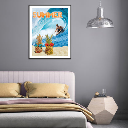 Refreshing Summer - Full Round Drill Diamond Painting 30*40CM
