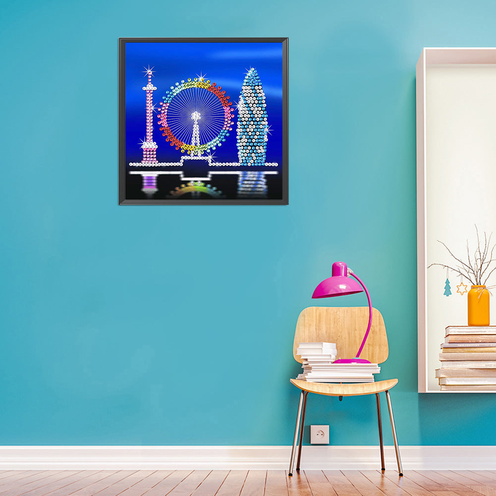 City ??Building - Crystal Drill Diamond Paiting 30*30CM