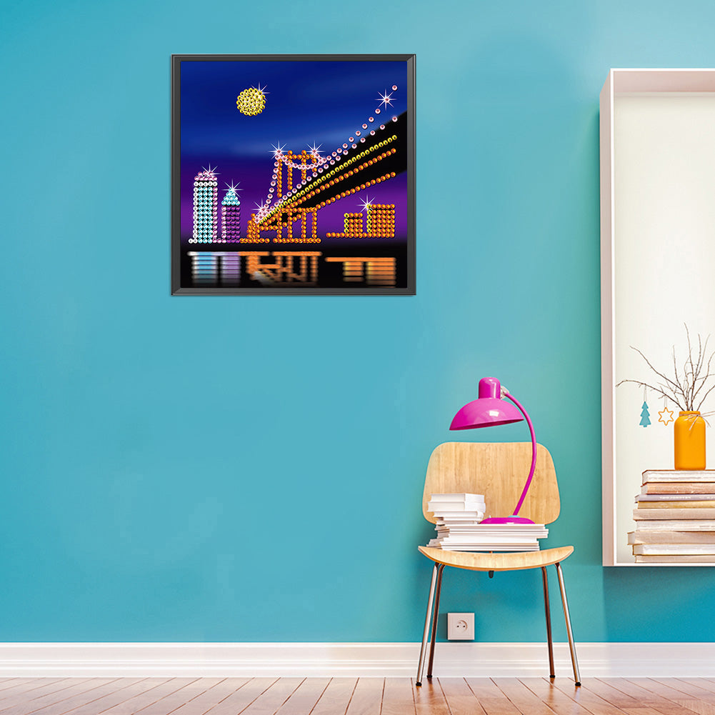 City ??Building - Crystal Drill Diamond Paiting 30*30CM