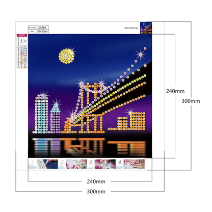 City ??Building - Crystal Drill Diamond Paiting 30*30CM