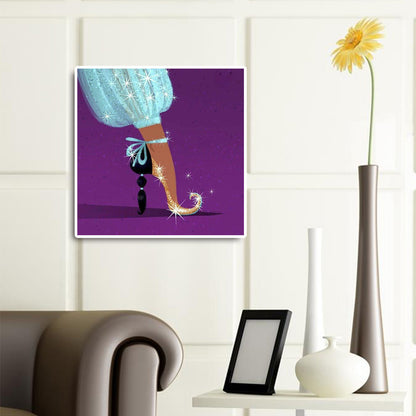 Princess High Heels - Full Round Drill Diamond Painting 30*30CM