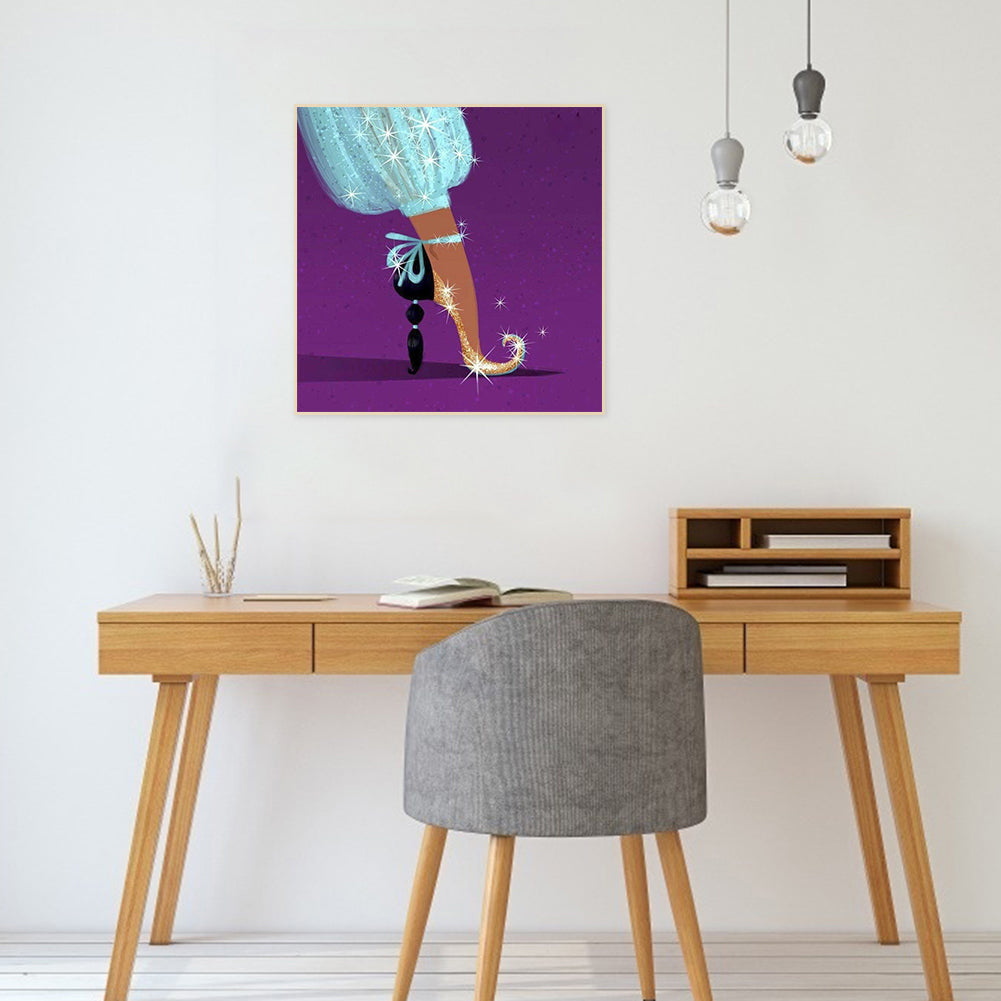 Princess High Heels - Full Round Drill Diamond Painting 30*30CM