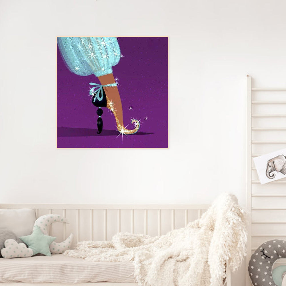 Princess High Heels - Full Round Drill Diamond Painting 30*30CM