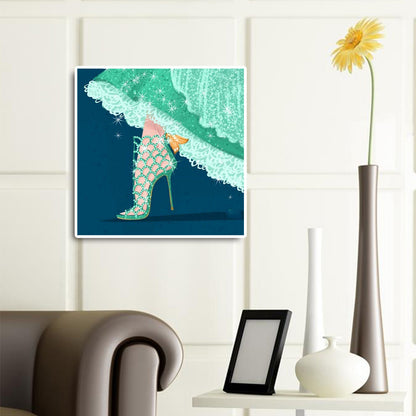 Princess High Heels - Full Round Drill Diamond Painting 30*30CM