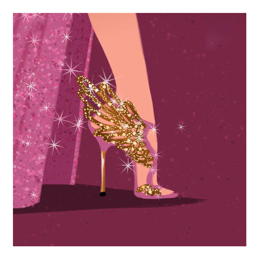 Princess High Heels - Full Round Drill Diamond Painting 30*30CM