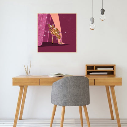 Princess High Heels - Full Round Drill Diamond Painting 30*30CM