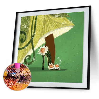 Princess High Heels - Full Round Drill Diamond Painting 30*30CM