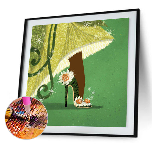 Princess High Heels - Full Round Drill Diamond Painting 30*30CM