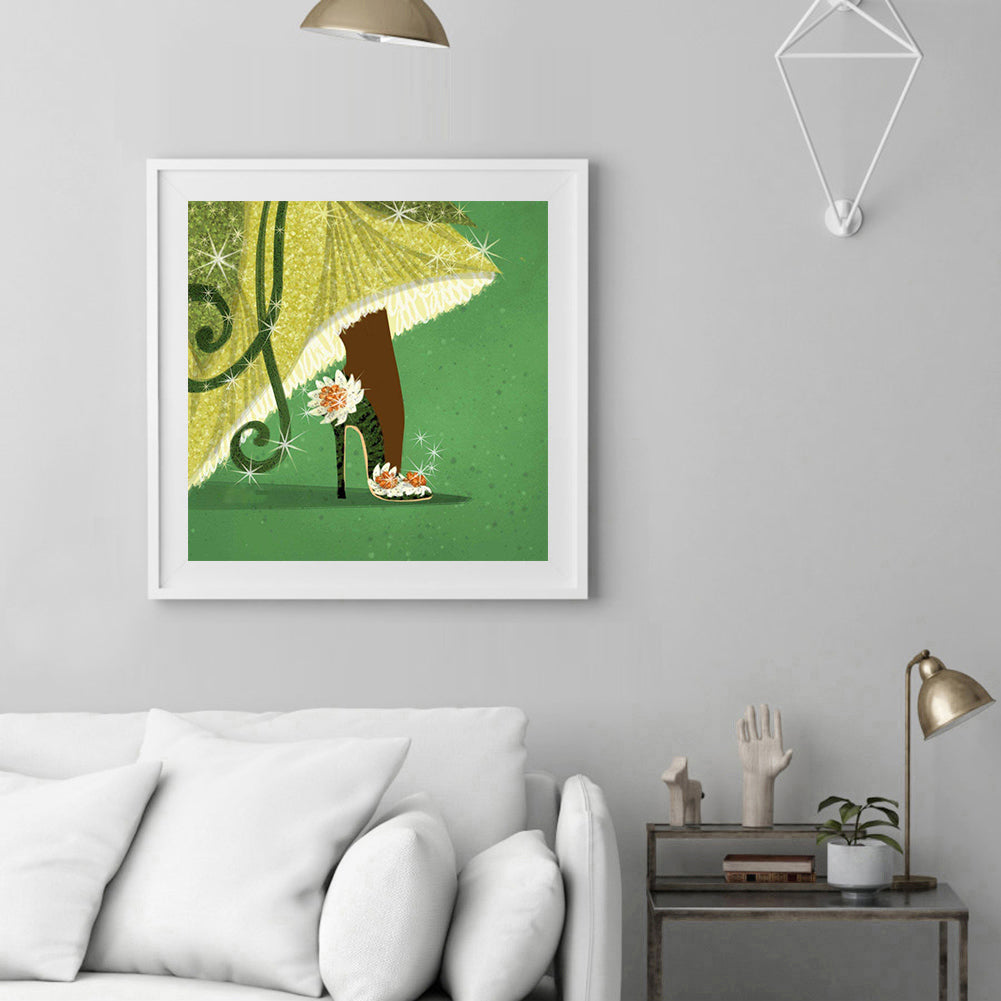 Princess High Heels - Full Round Drill Diamond Painting 30*30CM