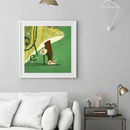 Princess High Heels - Full Round Drill Diamond Painting 30*30CM