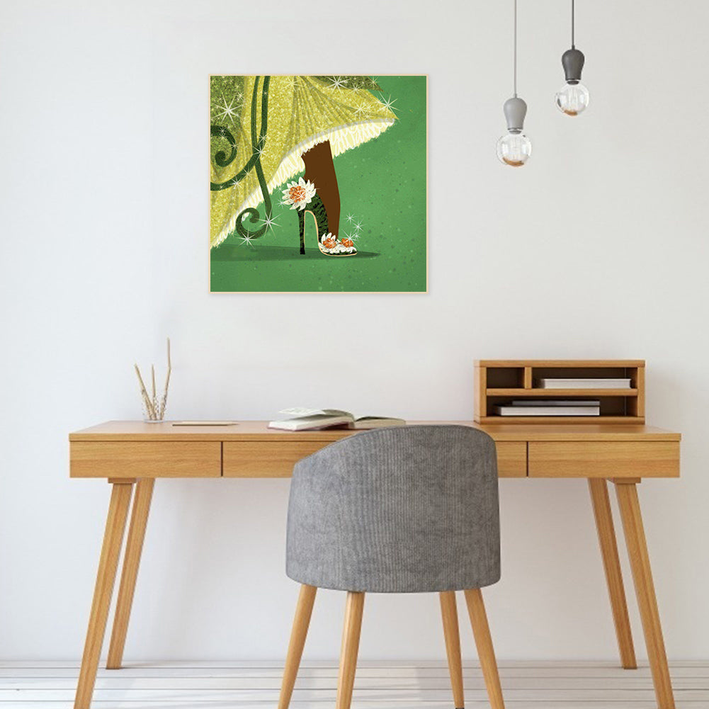 Princess High Heels - Full Round Drill Diamond Painting 30*30CM