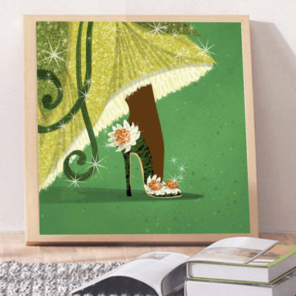 Princess High Heels - Full Round Drill Diamond Painting 30*30CM