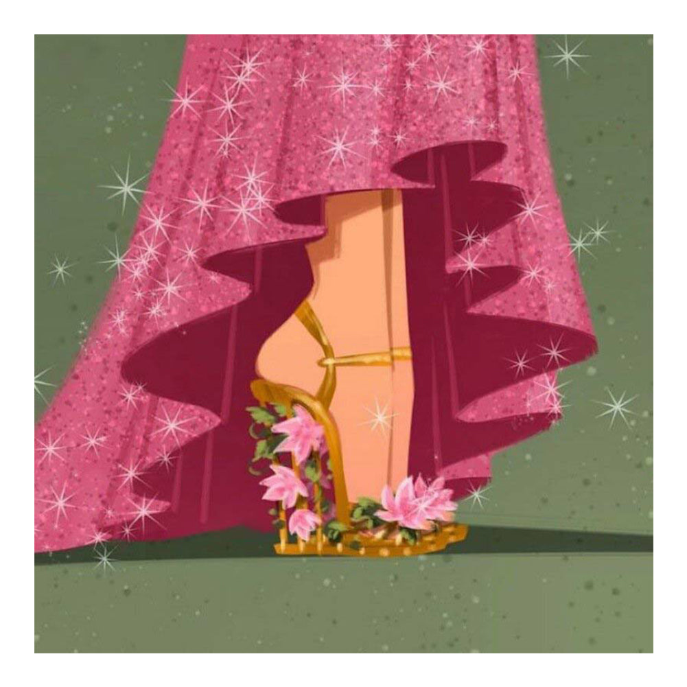 Princess High Heels - Full Round Drill Diamond Painting 30*30CM