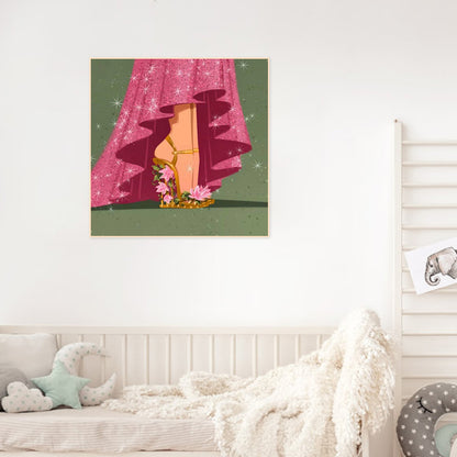 Princess High Heels - Full Round Drill Diamond Painting 30*30CM